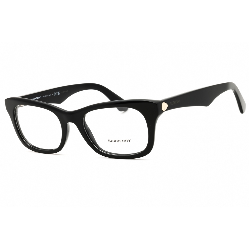 NWT Burberry 0BE2422 Black Rectangle 52mm Eyeglasses